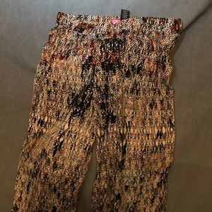 Multicolored casual pants